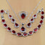 Handmade Drop Shape Jewelry Sets Bridal Jewelry Sets Jack Fashion Jewelry Ring Size 6 Red
