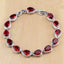 Handmade Drop Shape Jewelry Sets Bridal Jewelry Sets Jack Fashion Jewelry Ring Size 7 Red
