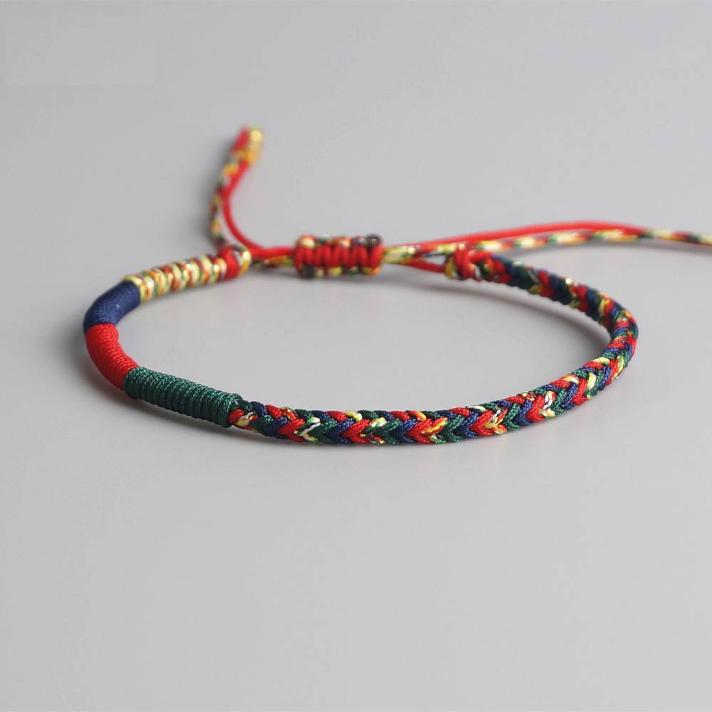 Handmade Knots Buddhist Tibetan Bracelets Wrap Bracelets AMIU Handmade Store