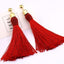 Handmade Long Dangles Earrings Drop Earrings Crazy Feng Official Store HH0076-1