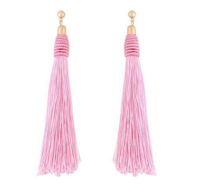 Handmade Long Dangles Earrings Drop Earrings Crazy Feng Official Store HH0076-4