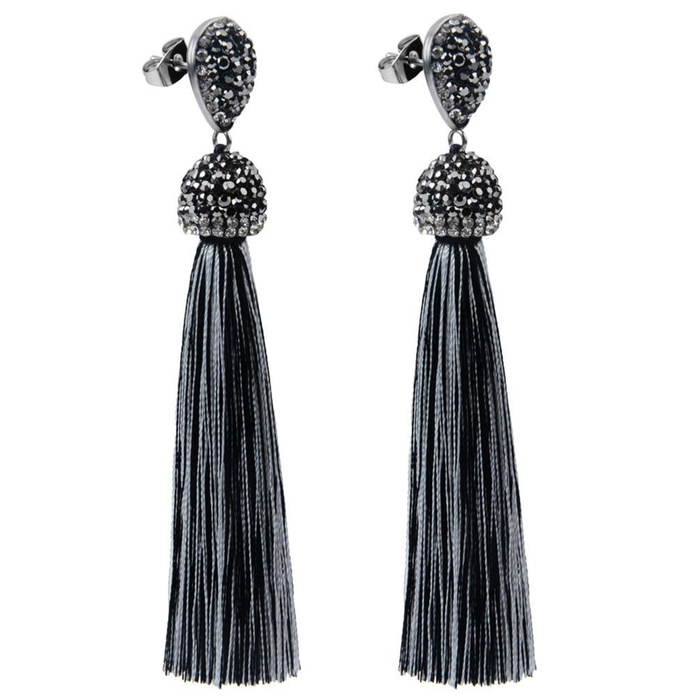 Handmade Long Tassel Earrings Drop Earrings LFPU jewellery Store