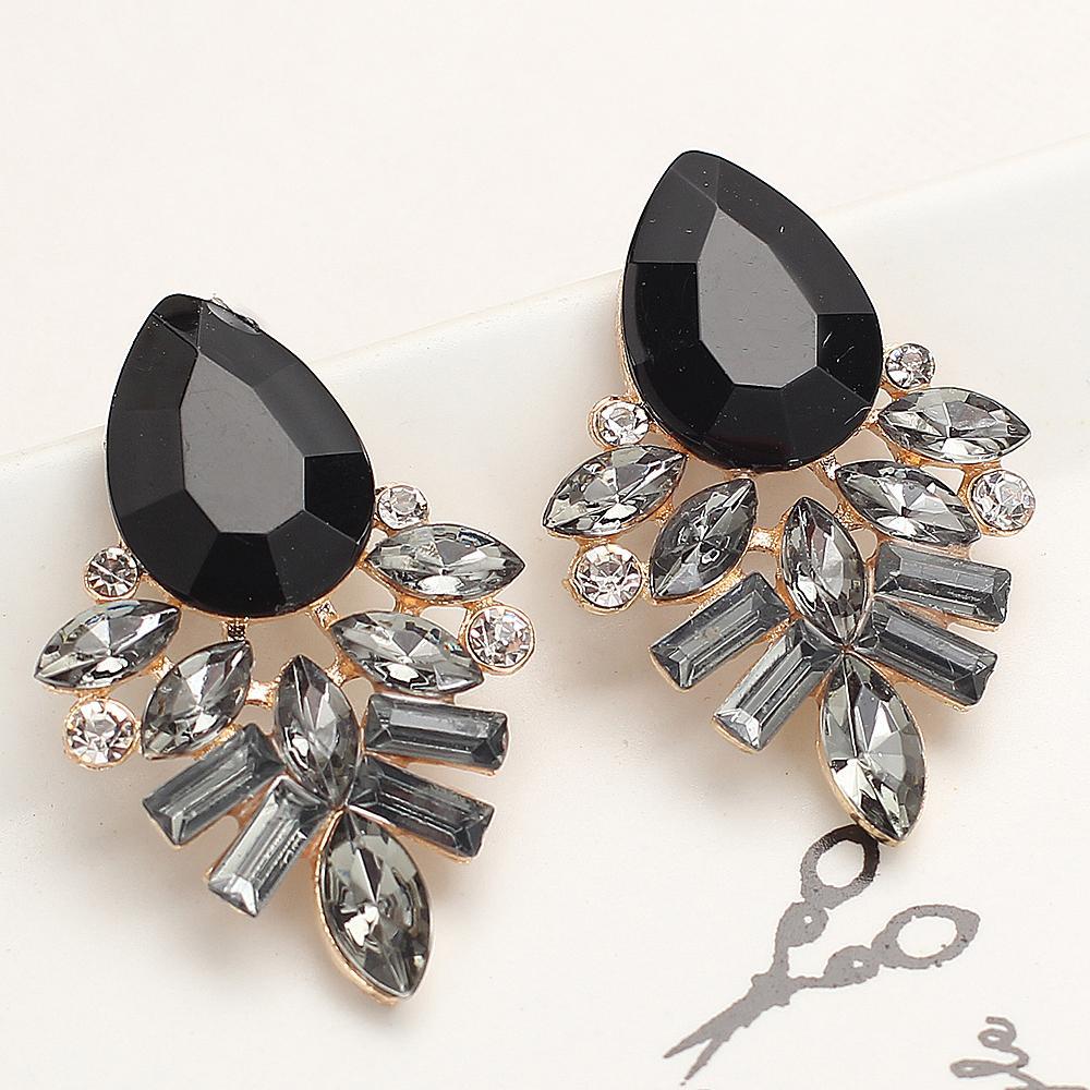 Handmade Rhinestone Sweet Earrings Drop Earrings yayi jewelry Official Store