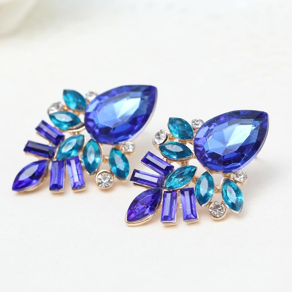 Handmade Rhinestone Sweet Earrings Drop Earrings yayi jewelry Official Store