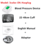 Health Care Automatic Digital Blood Pressure Monitor Blood Pressure JZK Life House Store 3color-EN-Withplug