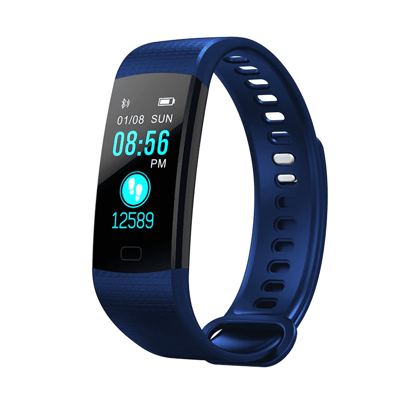 Health Care Smart Wrist Heart Blood Pressure Monitor Watch Blood Pressure Healthy Factory Store Blue