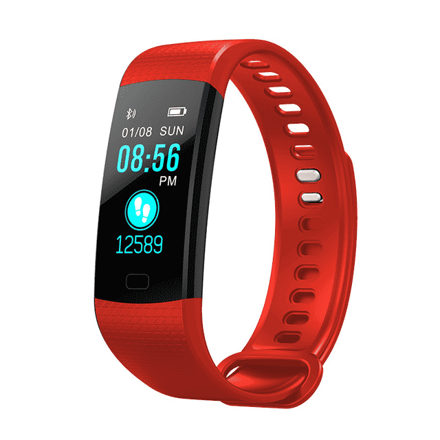 Health Care Smart Wrist Heart Blood Pressure Monitor Watch Blood Pressure Healthy Factory Store Rose Red