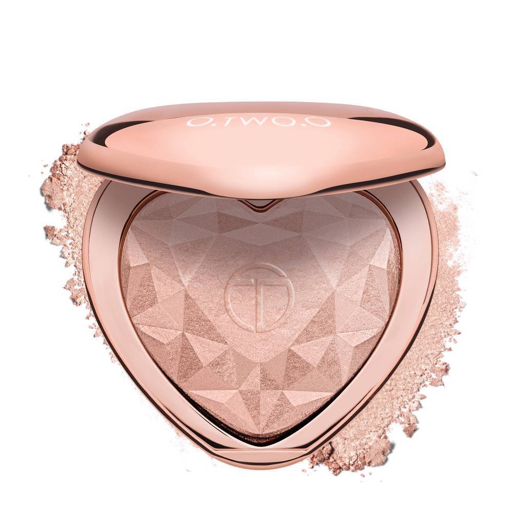 Heart Shape Powder Shimmer Palette Bronzer Bronzers & Highlighters OUER Makeup Store