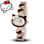 Hello Kitty Cartoon Dress Quartz Movement Children’s Watch Children's Watches GiftWatch Store Black