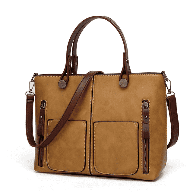 High Quality All-Purpose Vintage Shoulder Bag for Women Shoulder Bags TINKIN Official Store yellow