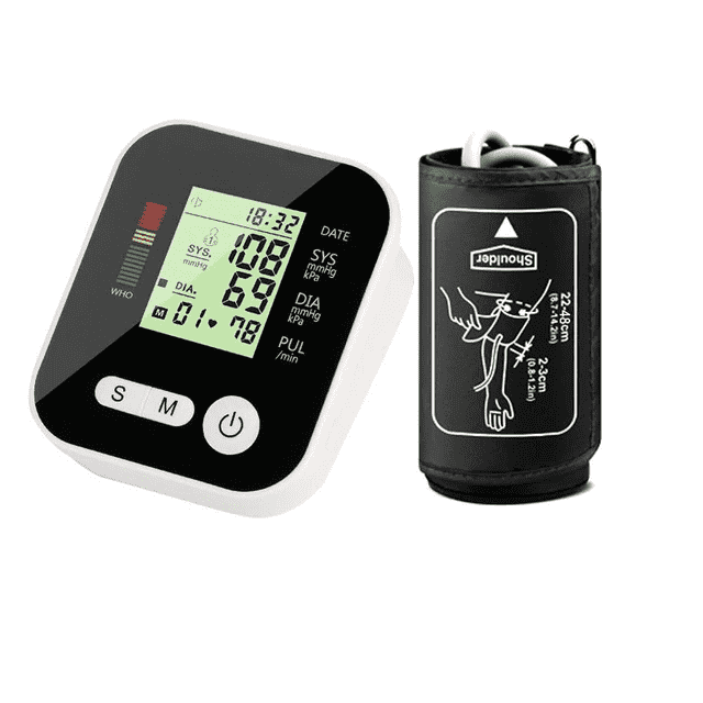 Home Health Care Digital Arm Blood Pressure Monitor Blood Pressure Safe Healthy Store normal cuff 22-48CM