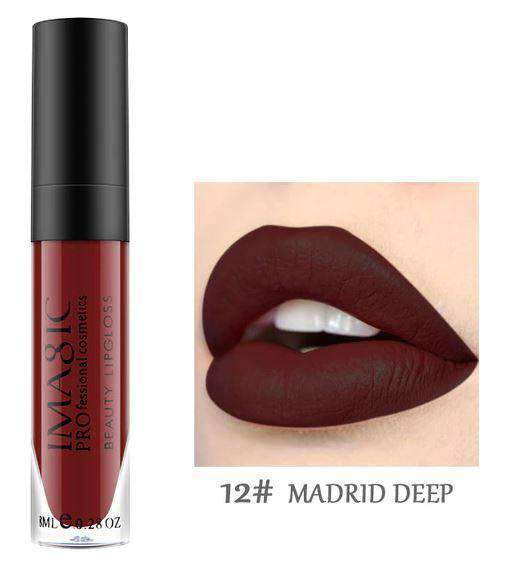 Hot Sexy Colors Waterproof Matte Lip Gloss for Women Lip Gloss IMAGIC Official Store 12
