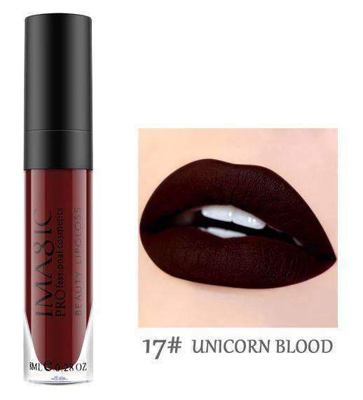 Hot Sexy Colors Waterproof Matte Lip Gloss for Women Lip Gloss IMAGIC Official Store 17