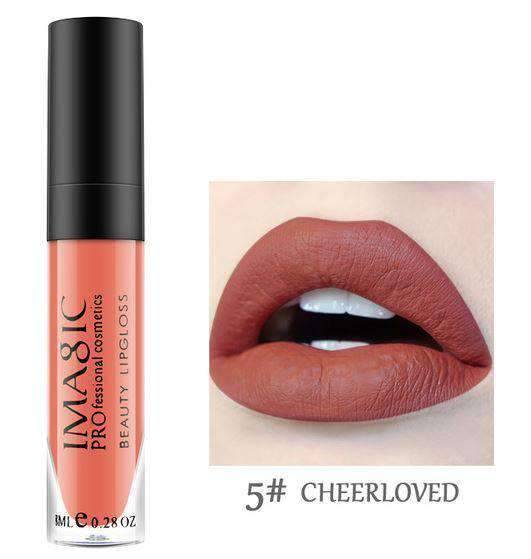 Hot Sexy Colors Waterproof Matte Lip Gloss for Women Lip Gloss IMAGIC Official Store 5