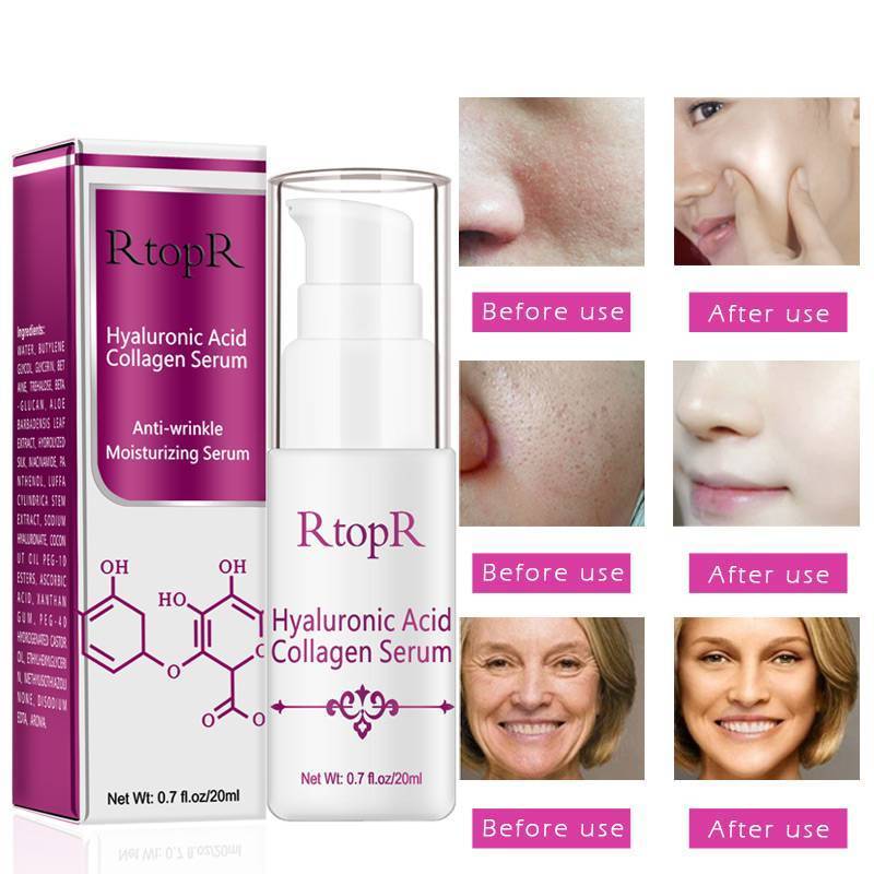 Hyaluronic Acid Collagen Face Serum for Female Serum RtopR Official Store