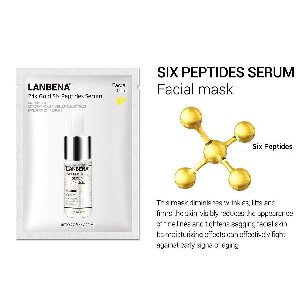 Hyaluronic Acid Vitamin C Serum Treatments & Masks LANBENA Official Store