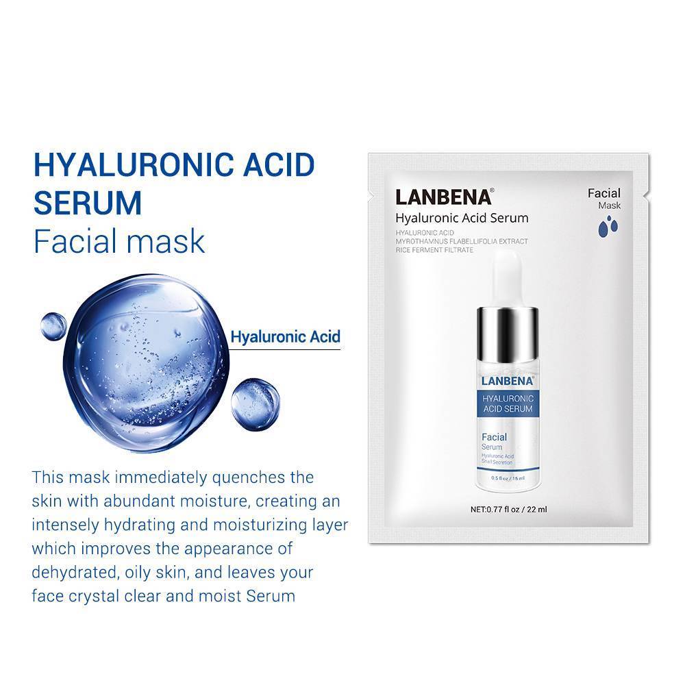 Hyaluronic Acid Vitamin C Serum Treatments & Masks LANBENA Official Store