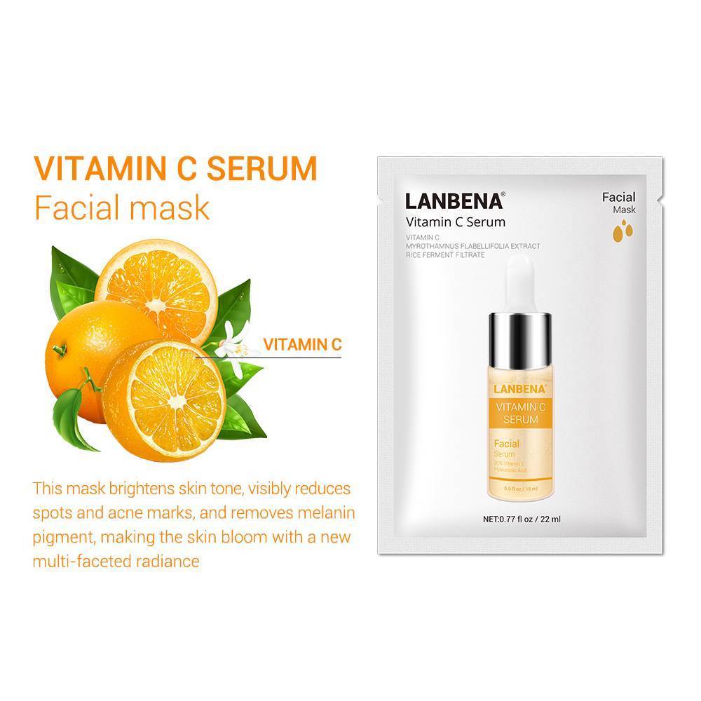 Hyaluronic Acid Vitamin C Serum Treatments & Masks LANBENA Official Store