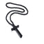 Jesus Cross Wooden Carved Necklace Pendant Necklaces Meaeguet speciality store NC-352B