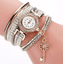 Key Pendant Rivets Band Fashion Bracelet Watch For Women Women's Watches Doge Watches Store Green