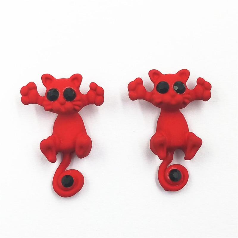 Kitten Animal Stud Earrings Stud Earrings bigtreeonline Store