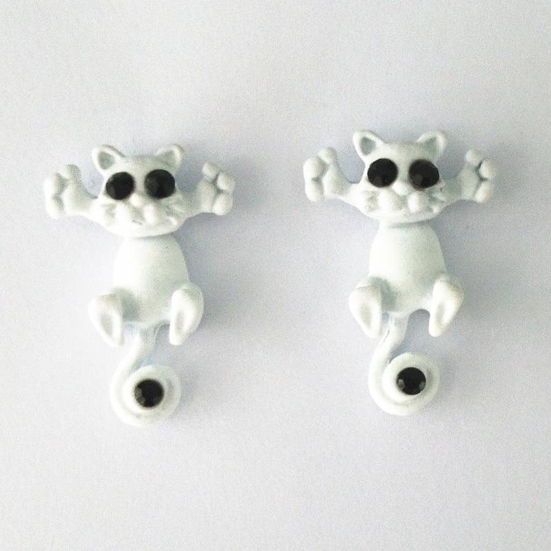 Kitten Animal Stud Earrings Stud Earrings bigtreeonline Store