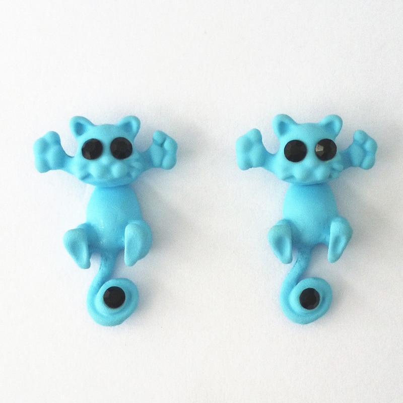 Kitten Animal Stud Earrings Stud Earrings bigtreeonline Store