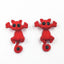 Kitten Animal Stud Earrings Stud Earrings bigtreeonline Store Old Rose