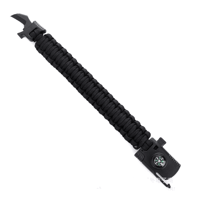 Knife Compass Emergency Rope Bracelets for Women Wrap Bracelets David Kabel Official Store B 23cm
