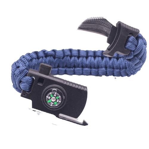 Knife Compass Emergency Rope Bracelets for Women Wrap Bracelets David Kabel Official Store G 23cm
