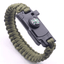 Knife Compass Emergency Rope Bracelets for Women Wrap Bracelets David Kabel Official Store H 23cm