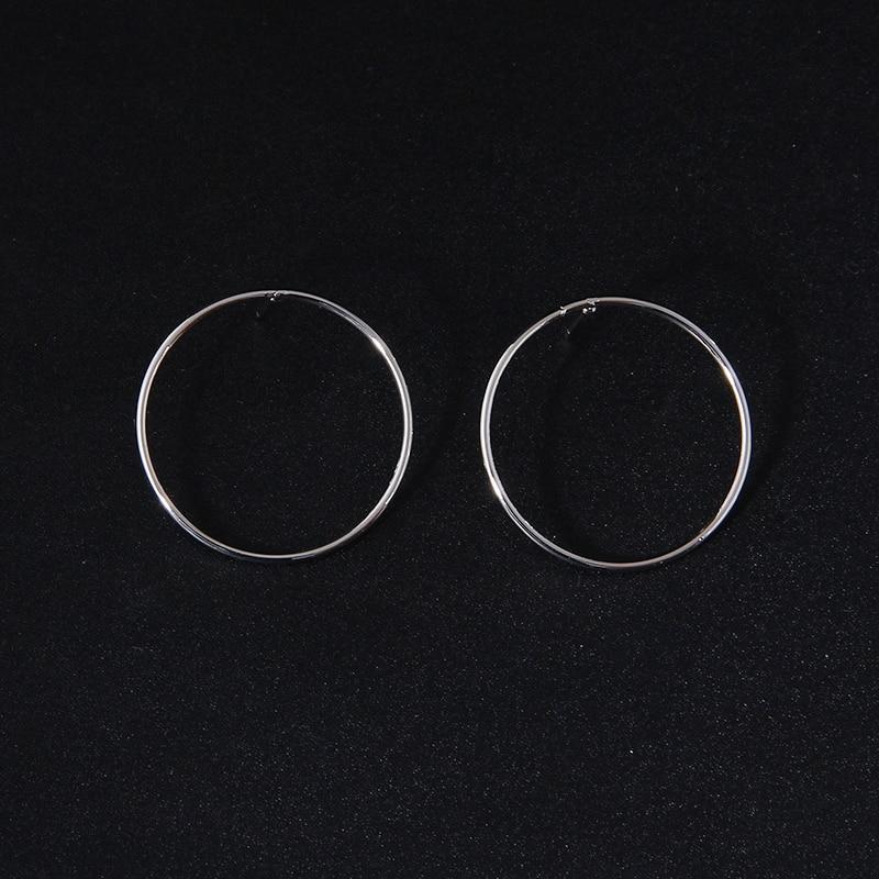 Korean Fashion Circle Hoop Earrings Hoop Earrings RscvonM Official Store