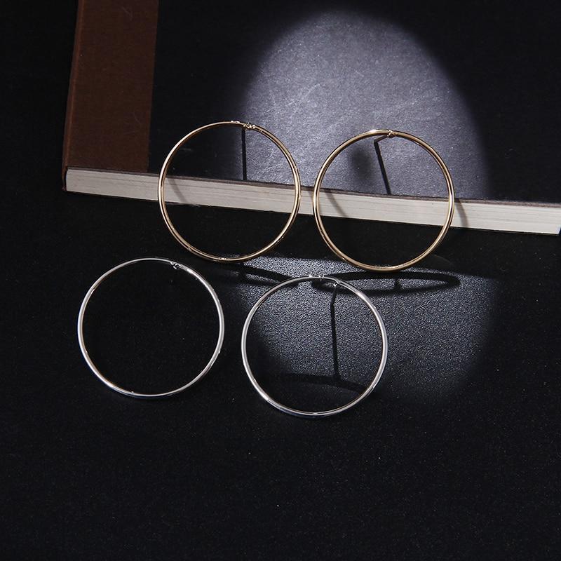 Korean Fashion Circle Hoop Earrings Hoop Earrings RscvonM Official Store
