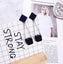 Korean Fashion Long Asymmetry Earrings Drop Earrings xiyanike Official Store Silver19