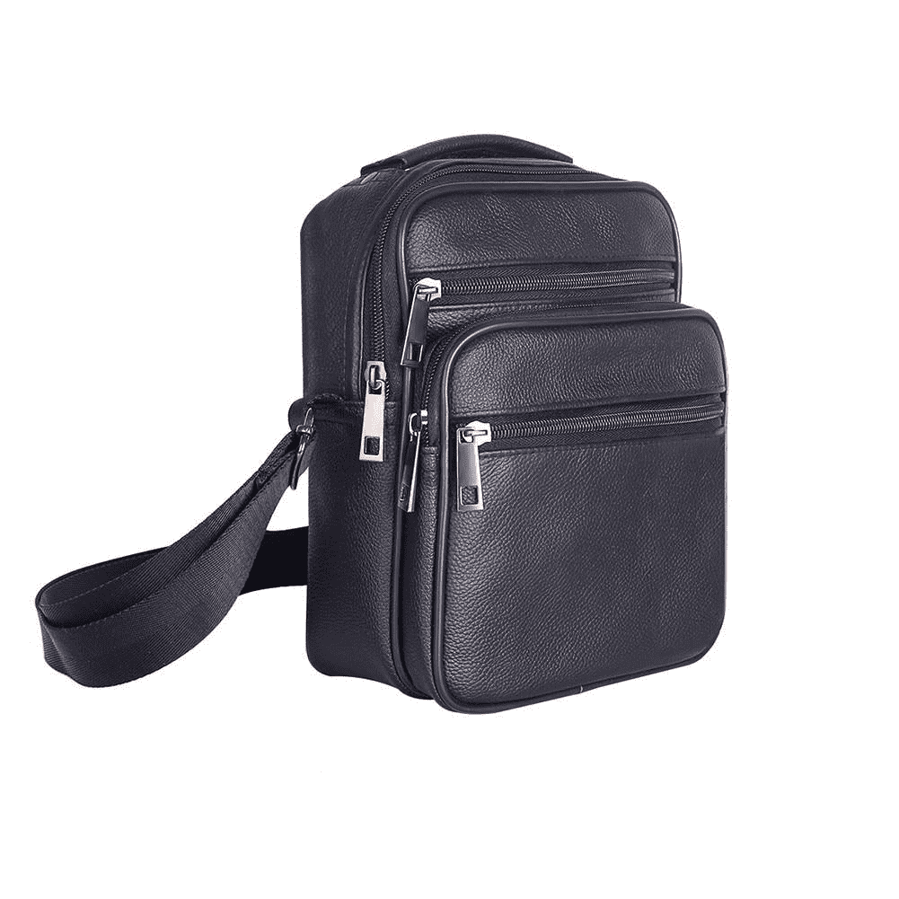 Large Capacity Leather Shoulder Crossbody Bag for Men Crossbody Bags DBFashion Store