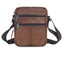 Large Capacity Leather Shoulder Crossbody Bag for Men Crossbody Bags DBFashion Store Coffee