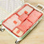 Large Capacity Luggage Nylon Travel Bag Packing Cube Travel Bags T-Toff Official Store Peach
