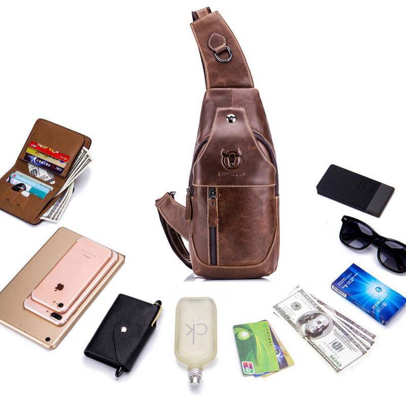 Leather Crossbody Bags for Men Crossbody Bags BULLCAPTAIN Official Store