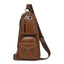 Leather Sling Chest Crossbody Bags Crossbody Bags jeep buluo Official Store Khaki China