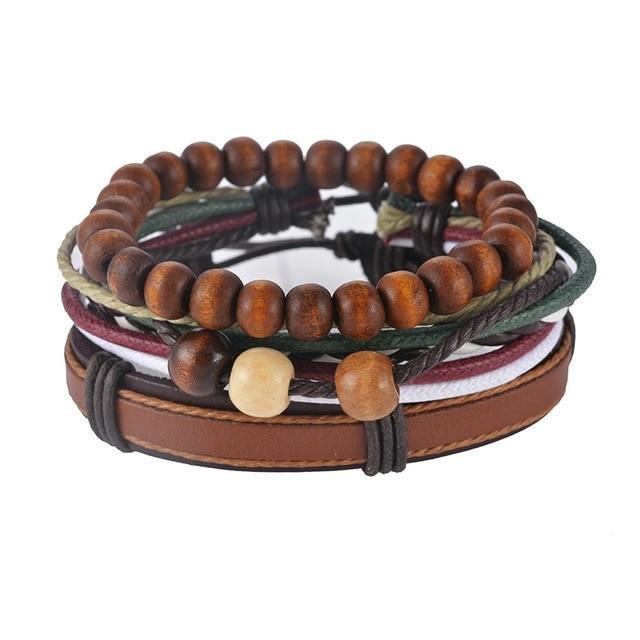 Leather Vintage Punk Bracelet Wrap Bracelets Design Zone Store UP08121