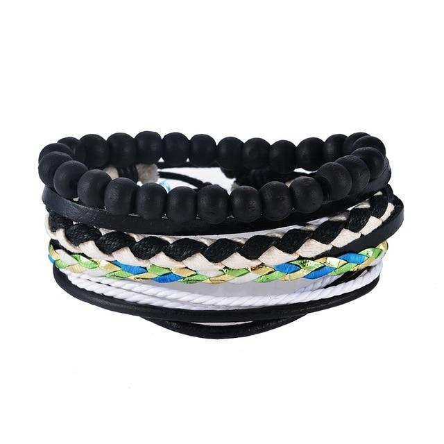 Leather Vintage Punk Bracelet Wrap Bracelets Design Zone Store UP08125
