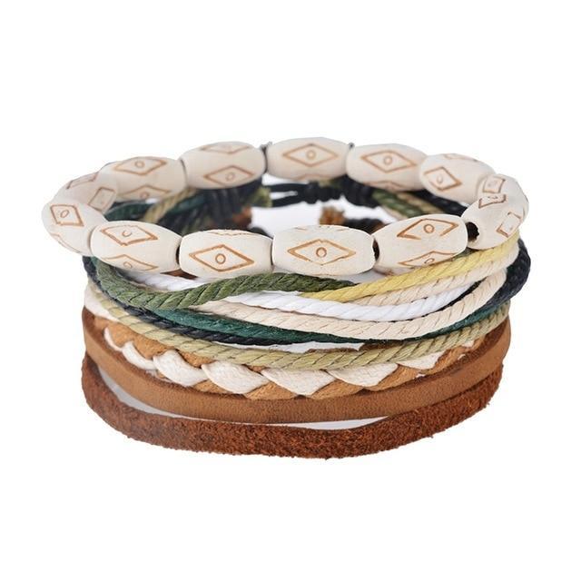Leather Vintage Punk Bracelet Wrap Bracelets Design Zone Store UP08130