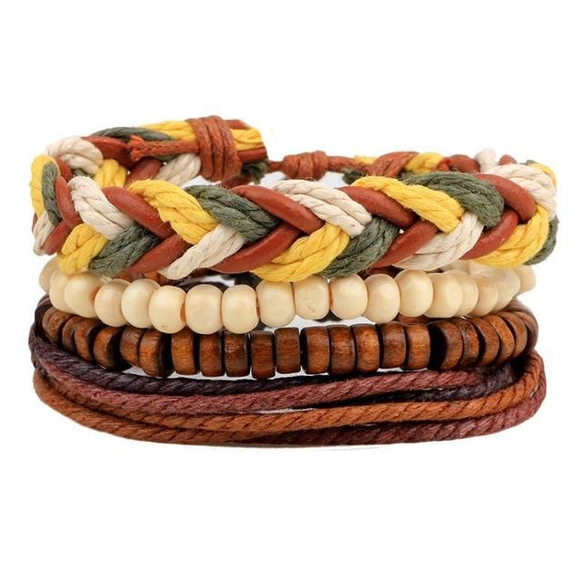 Leather Vintage Punk Bracelet Wrap Bracelets Design Zone Store UP14518