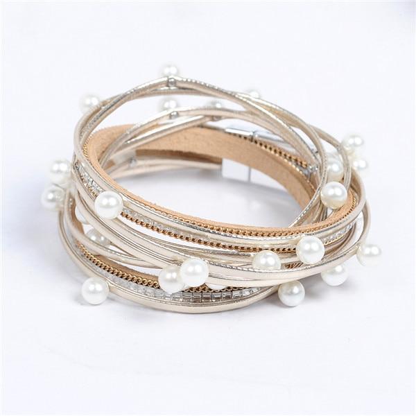 Leather Wrap Winter Bracelet for Female Wrap Bracelets ArtiLady Jewelry (Stylish Designer Brand) 01