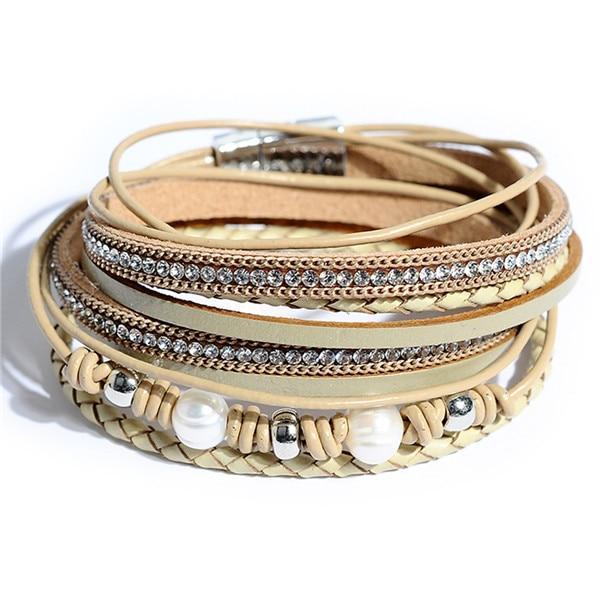 Leather Wrap Winter Bracelet for Female Wrap Bracelets ArtiLady Jewelry (Stylish Designer Brand) 07