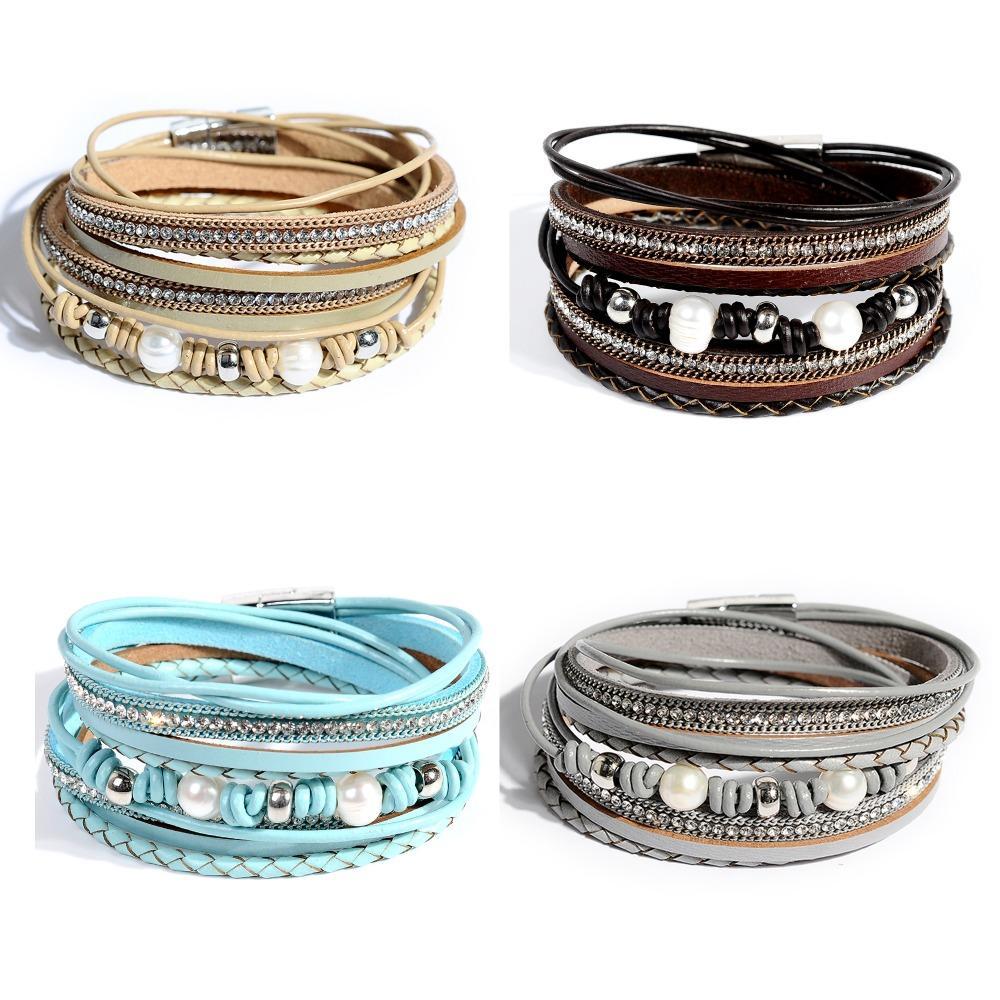 Leather Wrap Winter Bracelet for Female Wrap Bracelets ArtiLady Jewelry (Stylish Designer Brand)