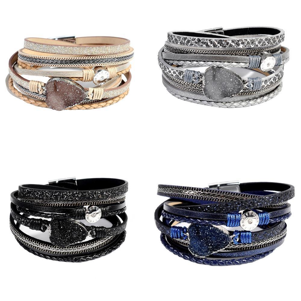 Leather Wrap Winter Bracelet for Female Wrap Bracelets ArtiLady Jewelry (Stylish Designer Brand)