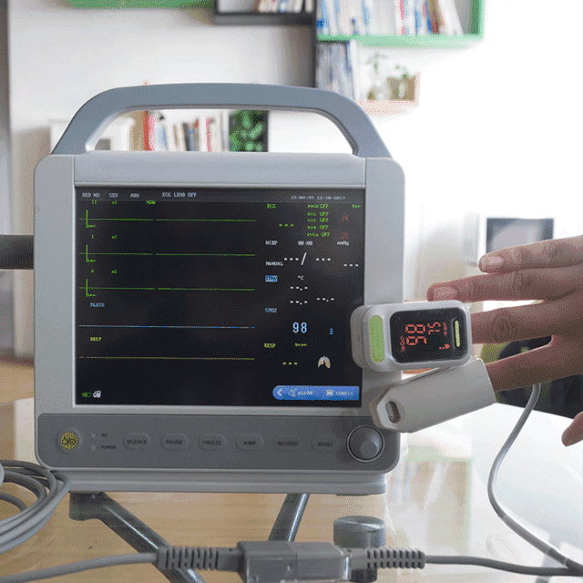 LED Digital Finger Pulse Oximeter Blood Pressure Monitor Blood Pressure yongrow Official Store