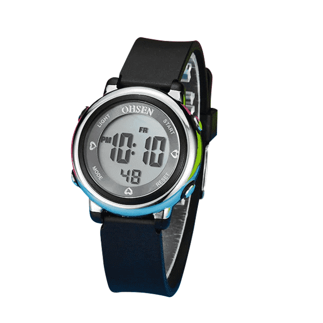 LED Display Digital Fashion Sports Waterproof Children’s Watch Children's Watches E-BOX (HK)Co., Ltd.
