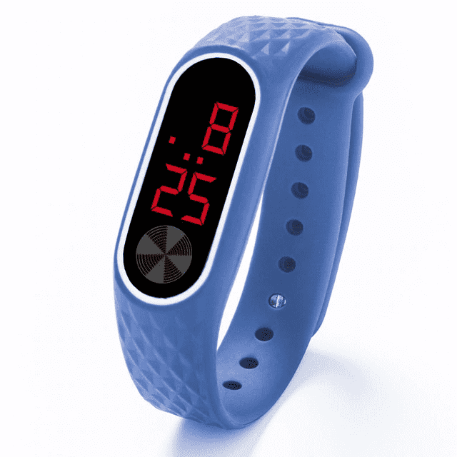 LED Display Electronic Sports Bracelet Children’s Watch Children's Watches Trendy Watches Store Blue Red